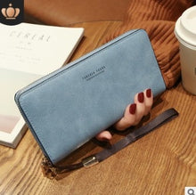Load image into Gallery viewer, 2019 Leather Women Wallets Tassel Wallet Women Long Cute Wallet Zipper Portefeuille Female Purse Clutch Cartera Mujer