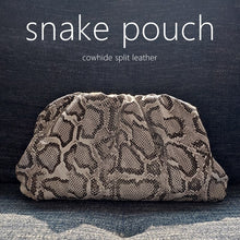 Load image into Gallery viewer, 2020 Fashion famous luxury brand style women bags The snake pouch Cloud bag handbag genuine leather Day clutch Sheepskin quality